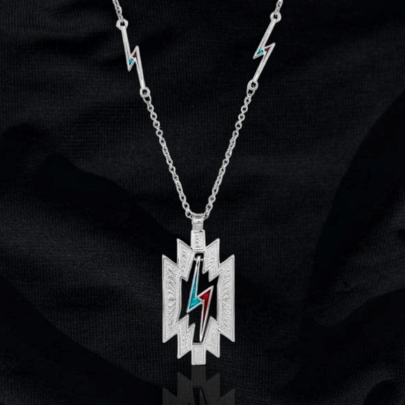 Montana Silversmiths Thunder Cloud Necklace NEW! Retail $95 - Picture 2 of 11